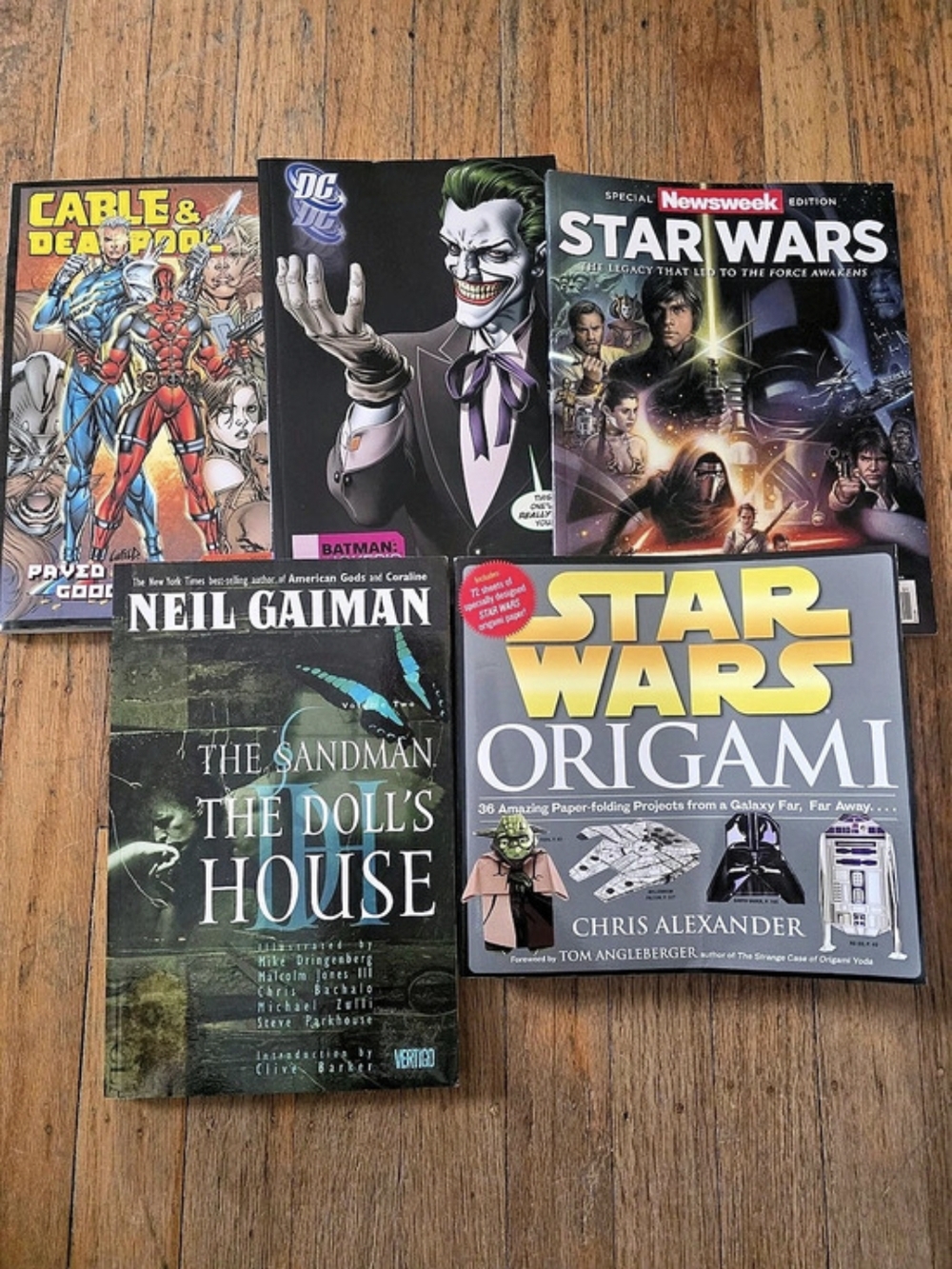 DC Comics / Marvel Comics / Newsweek Assorted Graphic Novels and Magazines